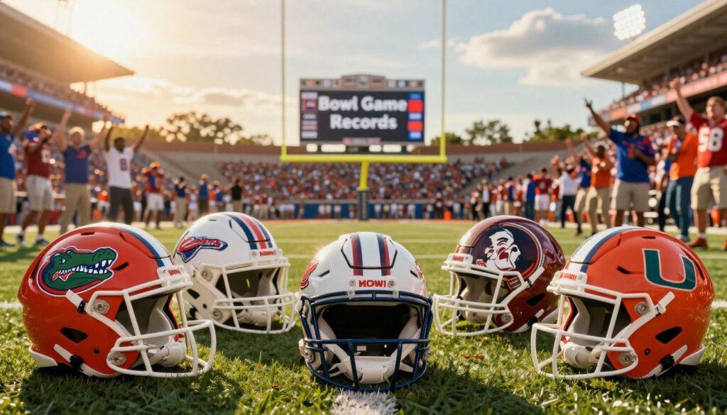 bowl game records florida